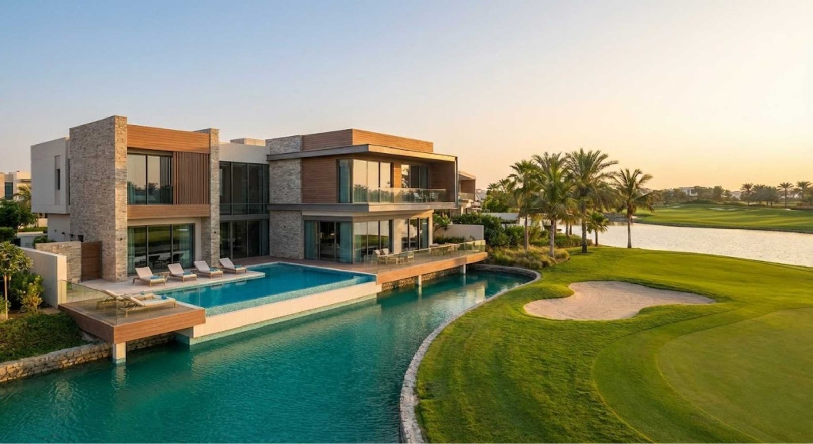 Luxury poolside lifestyle imagery